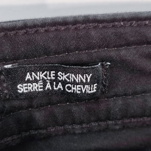Calvin Klein Jeans ankle skinny stretch black women's size 12 - Picture 7 of 16